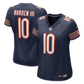 Women's Chicago Bears Luther Burden III Navy Team Game Jersey