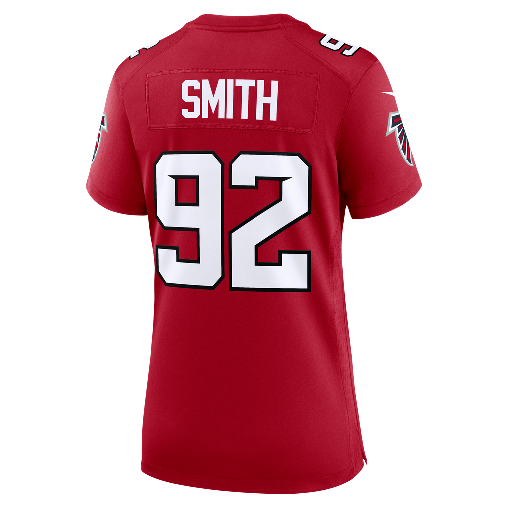 Women's Atlanta Falcons Maason Smith Red Team Game Jersey
