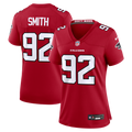 Women's Atlanta Falcons Maason Smith Red Team Game Jersey