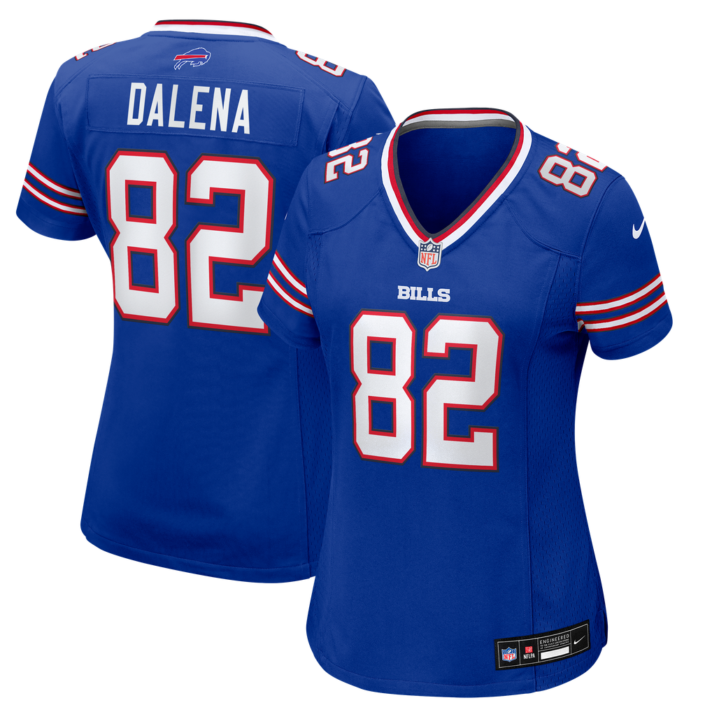 Women's Buffalo Bills Mac Dalena Royal Team Game Jersey