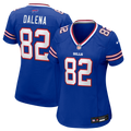 Women's Buffalo Bills Mac Dalena Royal Team Game Jersey