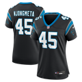 Women's Carolina Panthers Maema Njongmeta Black Team Game Jersey