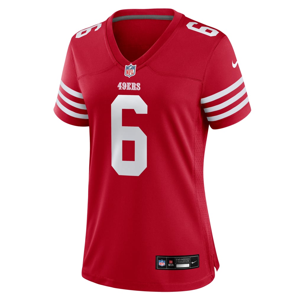 Women's San Francisco 49ers Malik Mustapha Scarlet Team Game Jersey