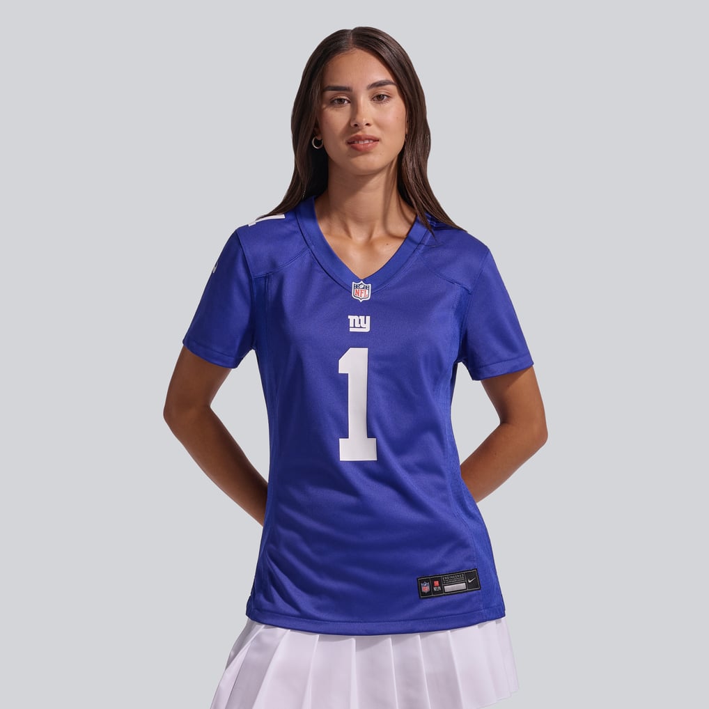Women's New York Giants Malik Nabers Royal Game Jersey