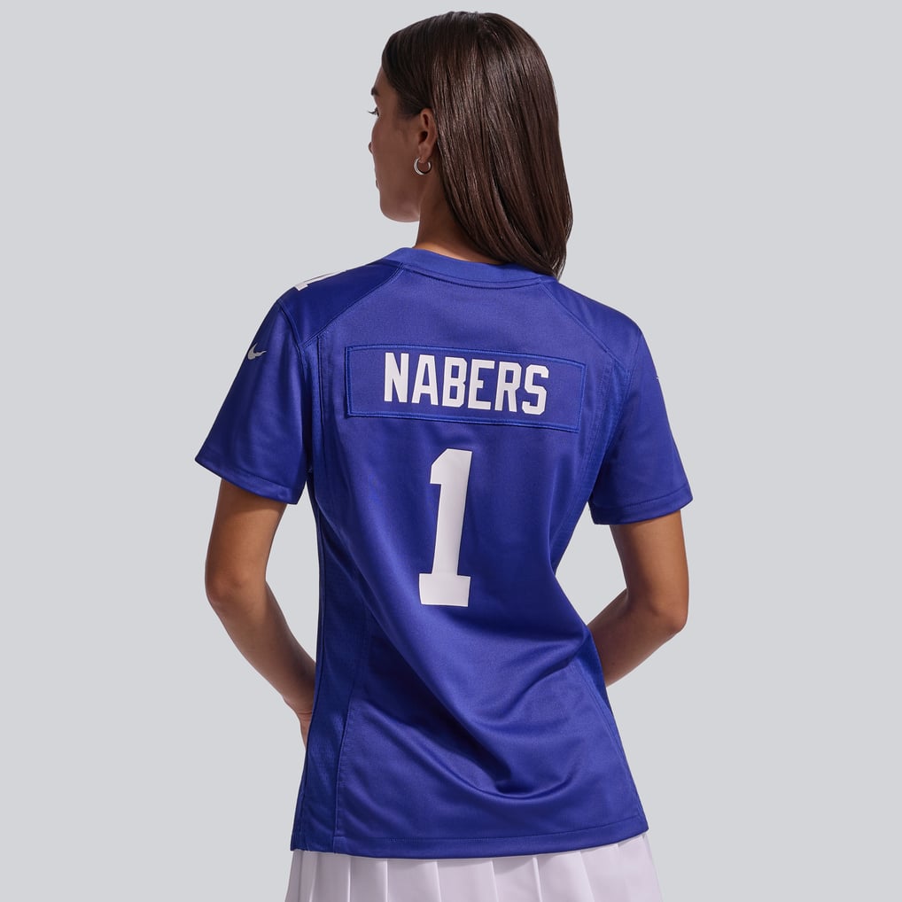 Women's New York Giants Malik Nabers Royal Game Jersey