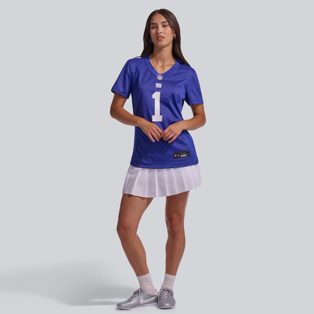 Women's New York Giants Malik Nabers Royal Game Jersey