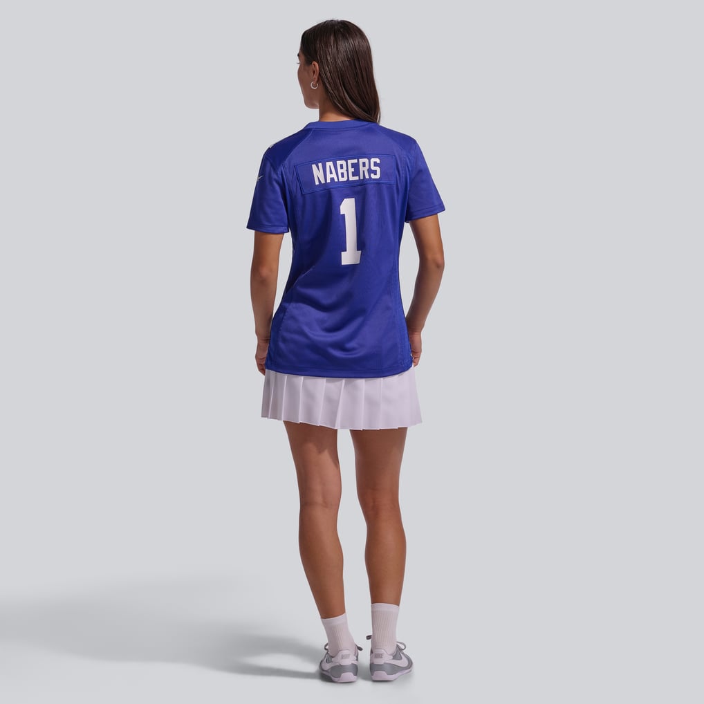 Women's New York Giants Malik Nabers Royal Game Jersey