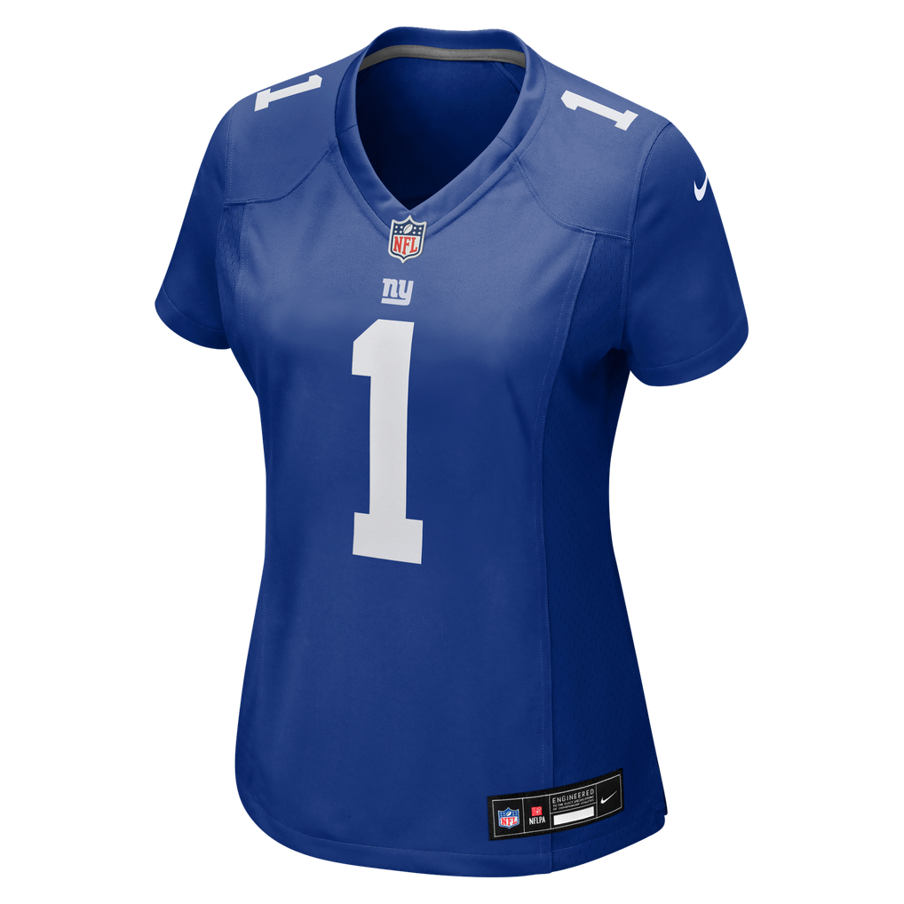 Women's New York Giants Malik Nabers Royal Game Jersey