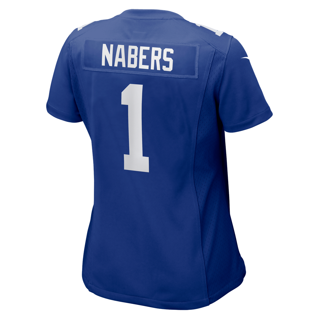 Women's New York Giants Malik Nabers Royal Game Jersey