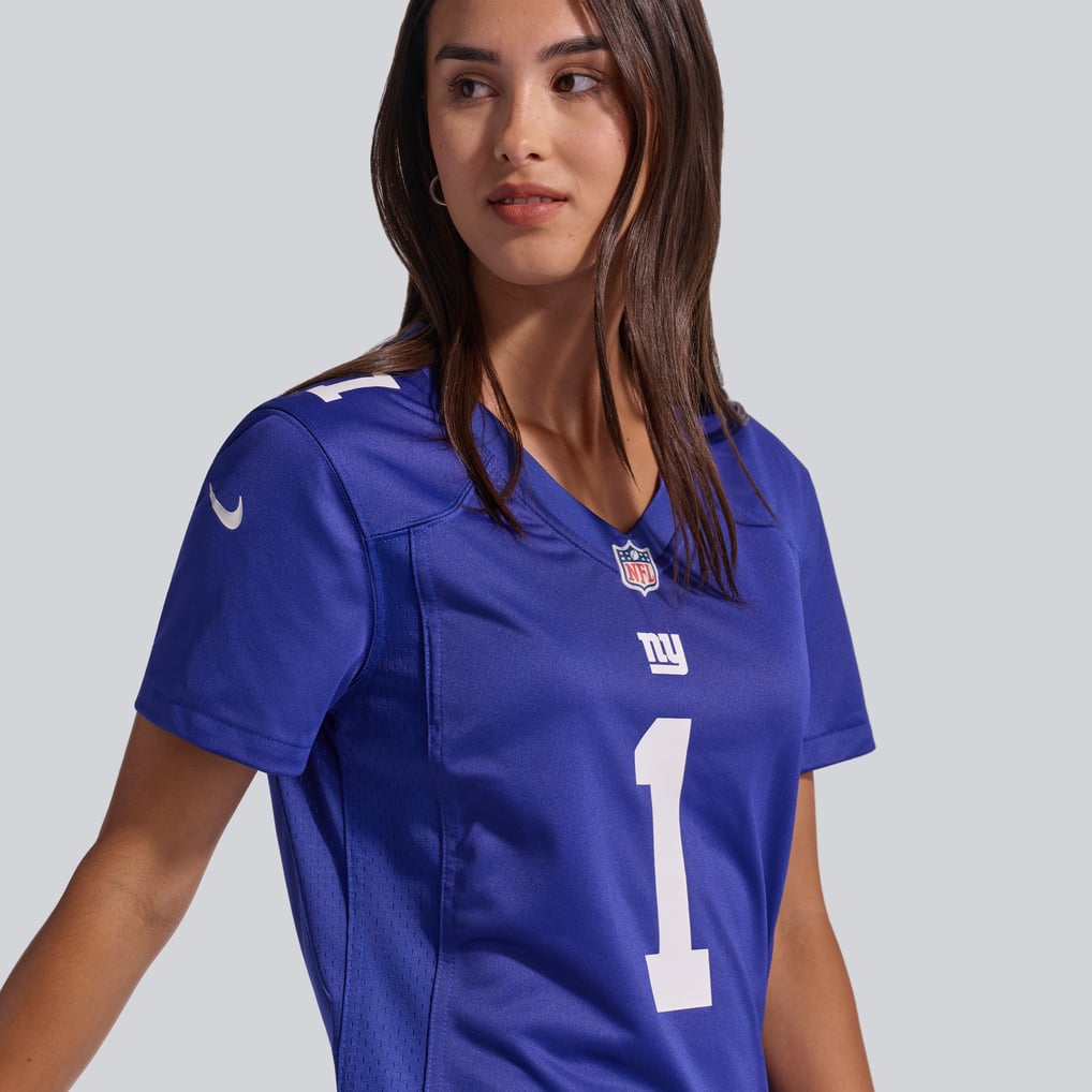 Women's New York Giants Malik Nabers Royal Game Jersey