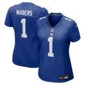 Women's New York Giants Malik Nabers Royal Game Jersey