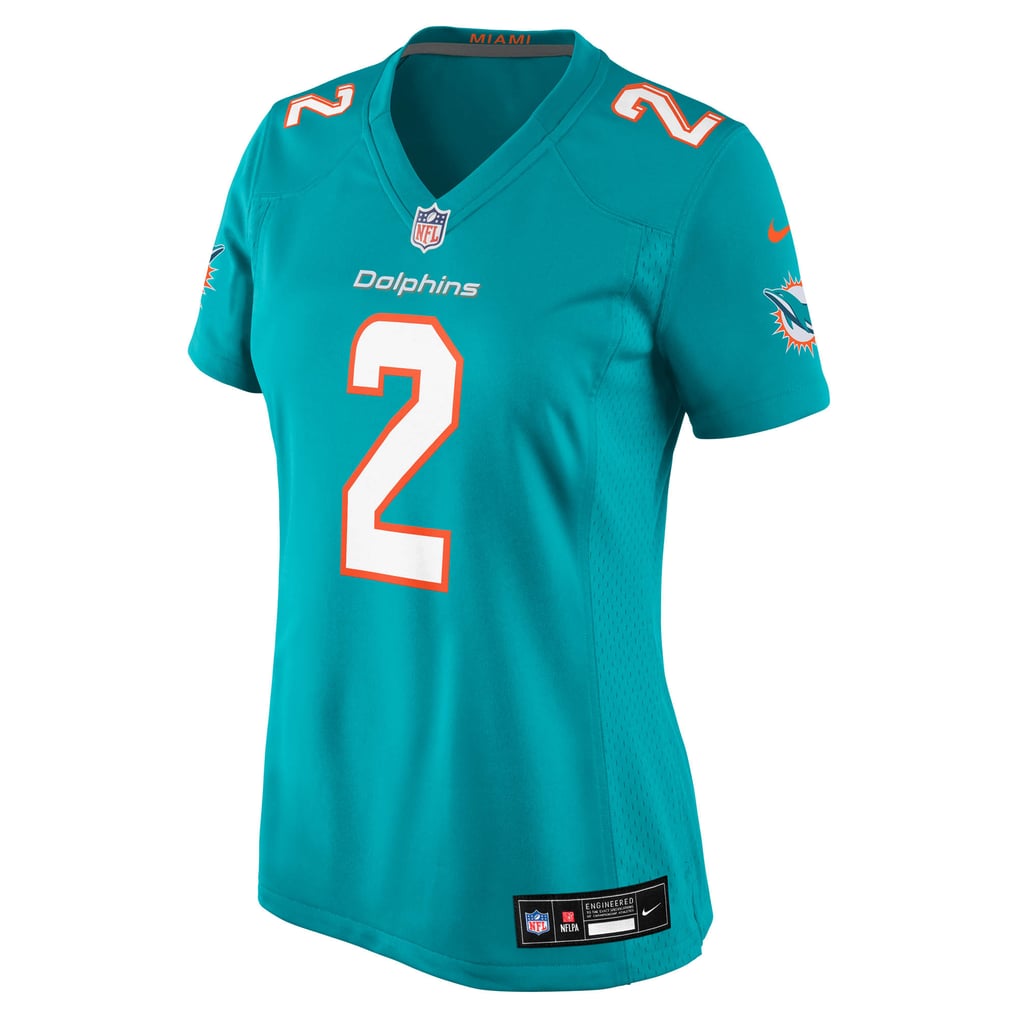 Women's Miami Dolphins Malik Willis Aqua Game Jersey