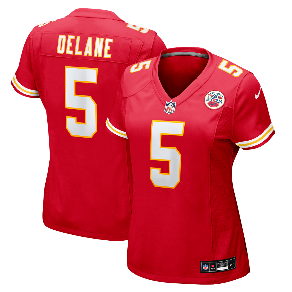 Women's Kansas City Chiefs Mansoor Delane Red Game Jersey
