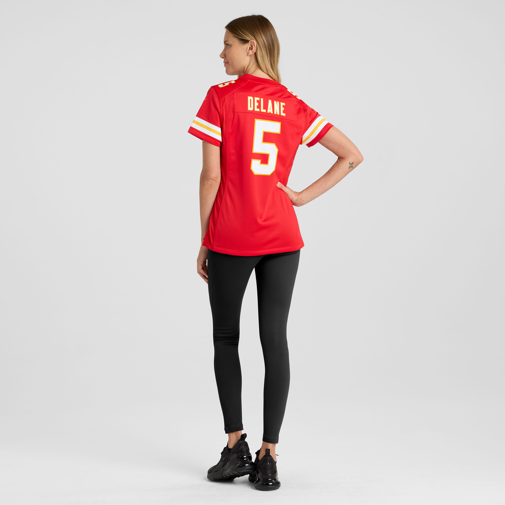 Women's Kansas City Chiefs Mansoor Delane Red Game Jersey