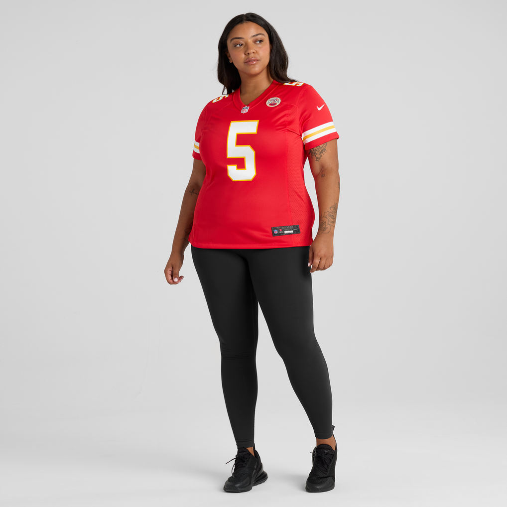 Women's Kansas City Chiefs Mansoor Delane Red Game Jersey