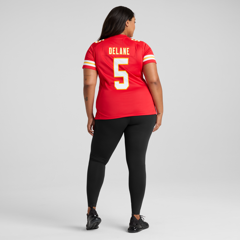 Women's Kansas City Chiefs Mansoor Delane Red Game Jersey