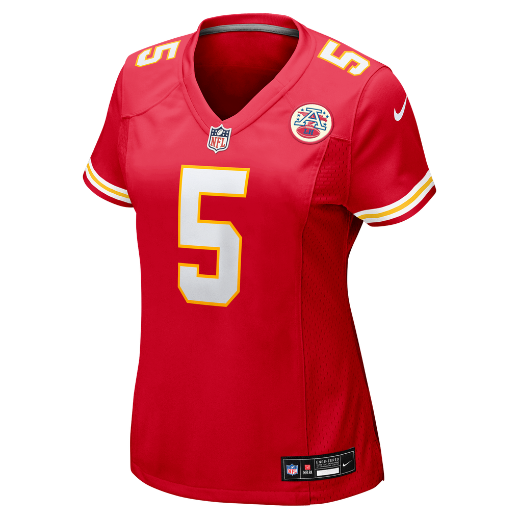Women's Kansas City Chiefs Mansoor Delane Red Game Jersey
