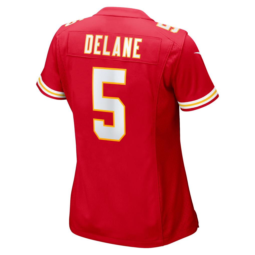 Women's Kansas City Chiefs Mansoor Delane Red Game Jersey