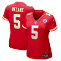 Women's Kansas City Chiefs Mansoor Delane Red Game Jersey