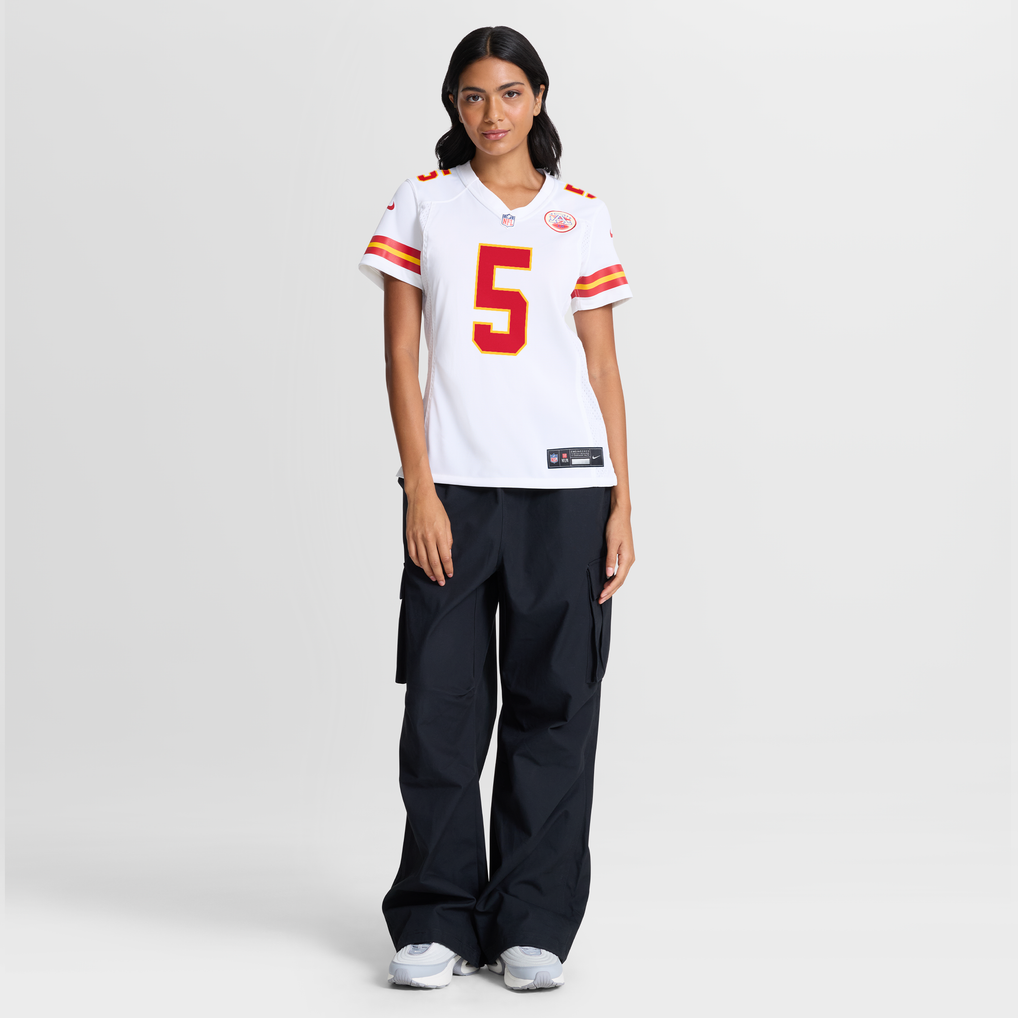 Women's Kansas City Chiefs Mansoor Delane White Game Jersey