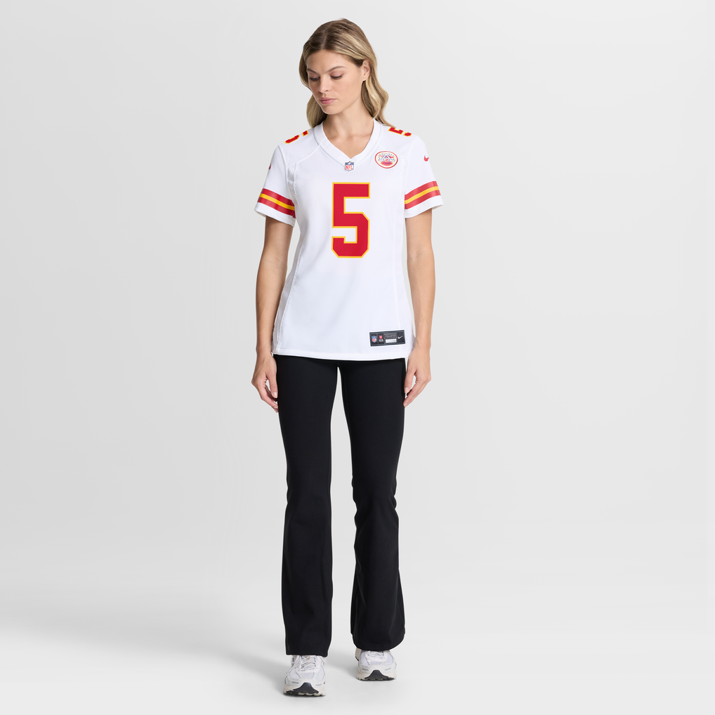 Women's Kansas City Chiefs Mansoor Delane White Game Jersey