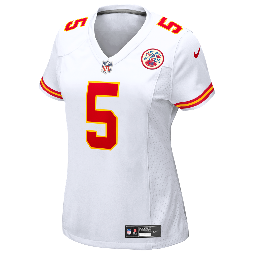 Women's Kansas City Chiefs Mansoor Delane White Game Jersey