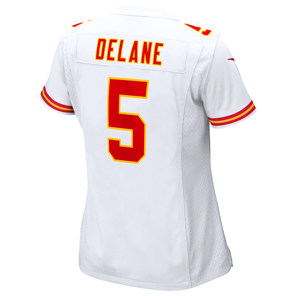 Women's Kansas City Chiefs Mansoor Delane White Game Jersey