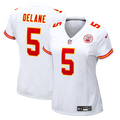 Women's Kansas City Chiefs Mansoor Delane White Game Jersey
