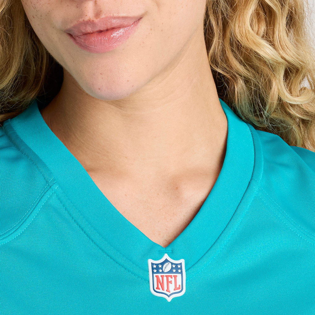 Women's Miami Dolphins Marcellas Dial Jr. Aqua Team Game Jersey