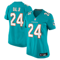 Women's Miami Dolphins Marcellas Dial Jr. Aqua Team Game Jersey