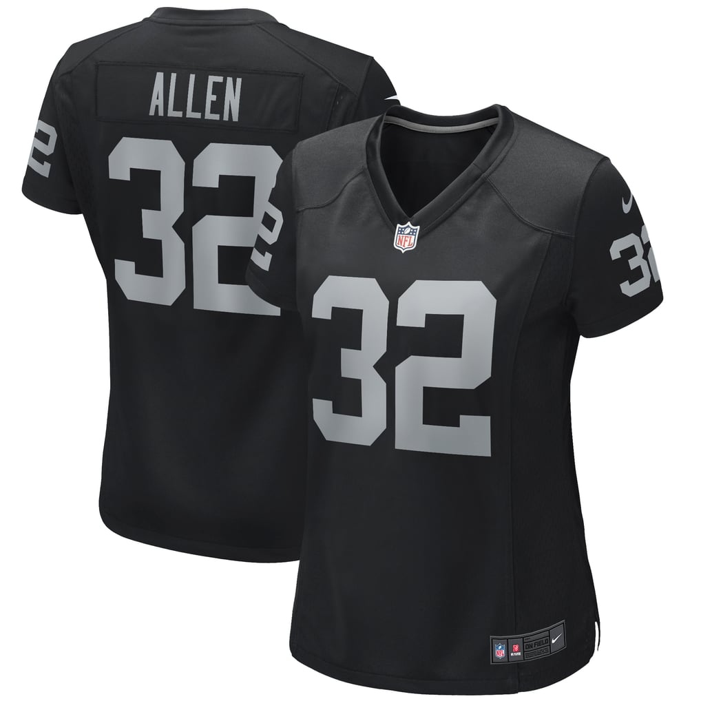 Women's Las Vegas Raiders Marcus Allen Black Game Retired Player Jersey