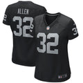 Women's Las Vegas Raiders Marcus Allen Black Game Retired Player Jersey