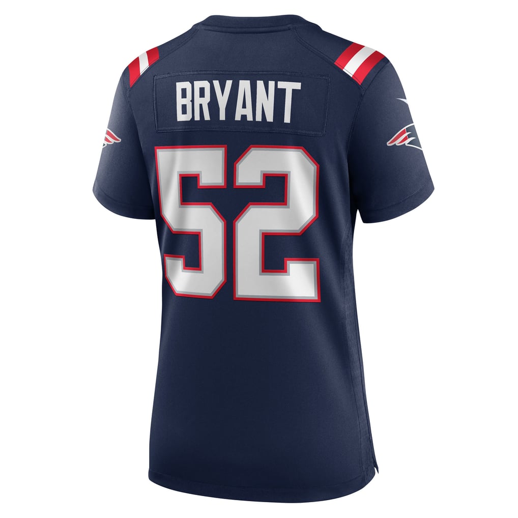 Women's New England Patriots Marcus Bryant Navy Team Game Jersey