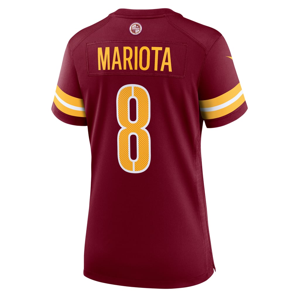 Women's Washington Commanders Marcus Mariota Burgundy Team Game Jersey