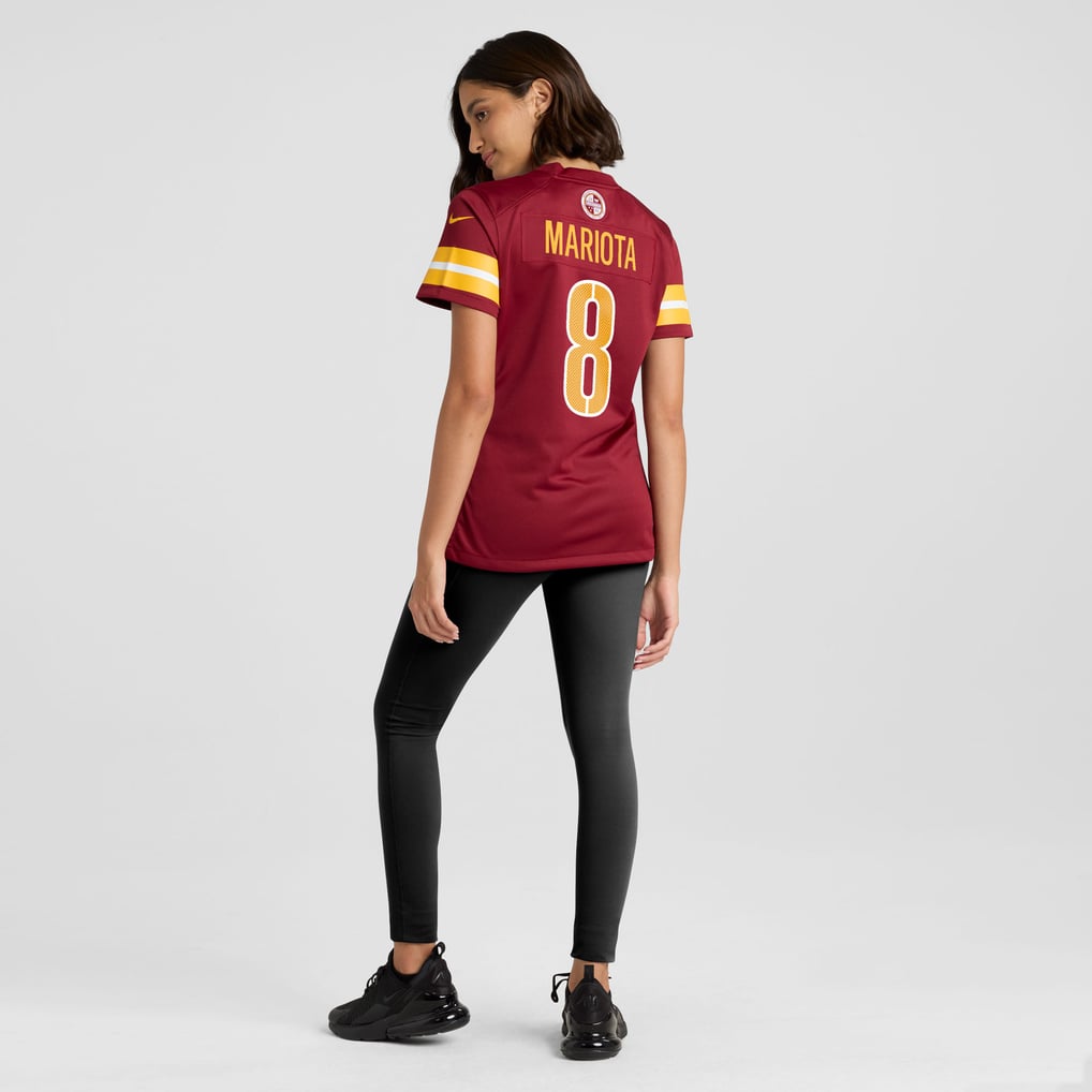 Women's Washington Commanders Marcus Mariota Burgundy Team Game Jersey