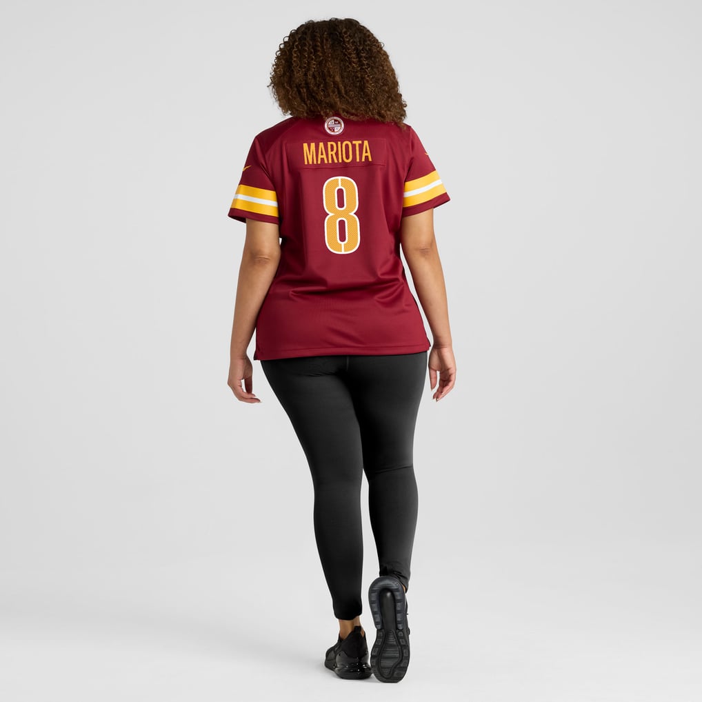 Women's Washington Commanders Marcus Mariota Burgundy Team Game Jersey