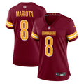 Women's Washington Commanders Marcus Mariota Burgundy Team Game Jersey