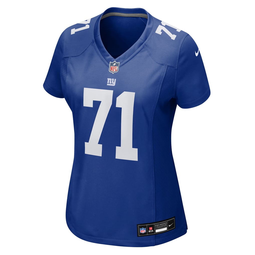 Women's New York Giants Marcus Mbow Royal Team Game Jersey