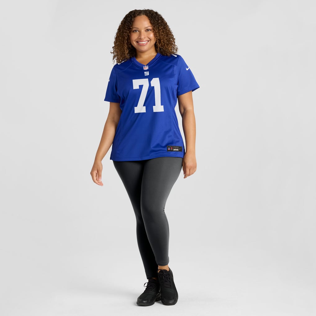 Women's New York Giants Marcus Mbow Royal Team Game Jersey