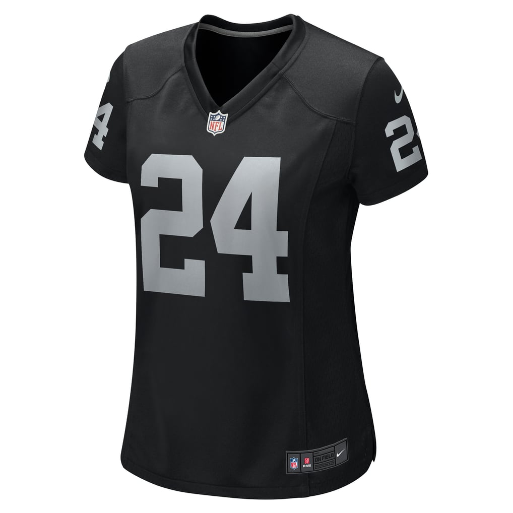 Women's Las Vegas Raiders Marcus Peters Black Team Game Jersey
