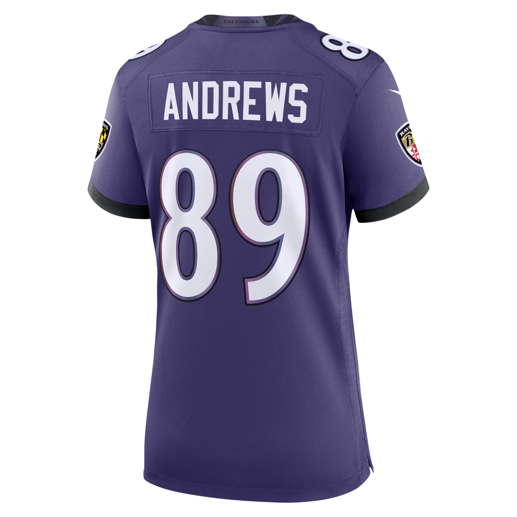 Women's Baltimore Ravens Mark Andrews Purple Team Game Jersey
