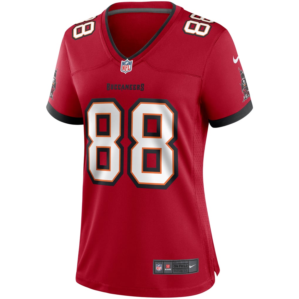 Women's Tampa Bay Buccaneers Mark Carrier Red Game Retired Player Jersey