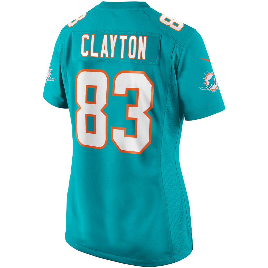 Women's Miami Dolphins Mark Clayton Aqua Game Retired Player Jersey