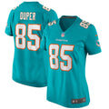 Women's Miami Dolphins Mark Duper Aqua Game Retired Player Jersey