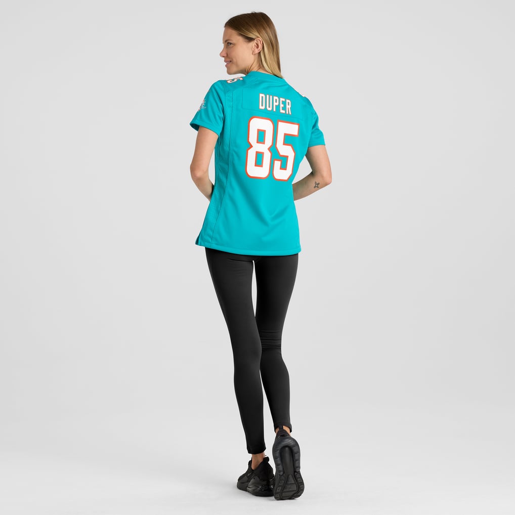 Women's Miami Dolphins Mark Duper Aqua Game Retired Player Jersey