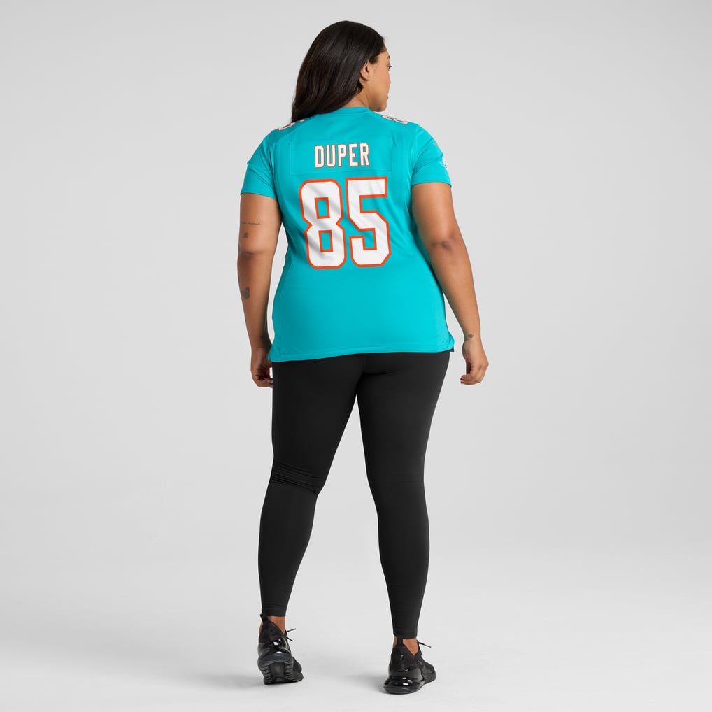 Women's Miami Dolphins Mark Duper Aqua Game Retired Player Jersey