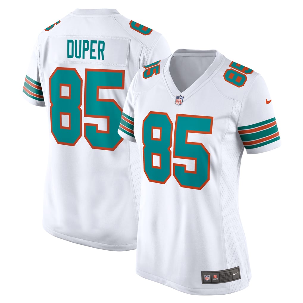 Women's Miami Dolphins Mark Duper White Retired Player Jersey