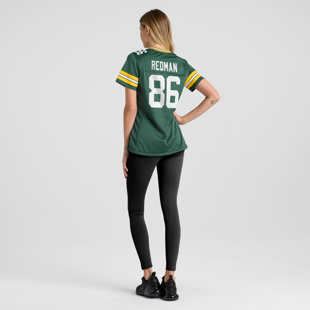Women's Green Bay Packers Mark Redman Green Team Game Jersey