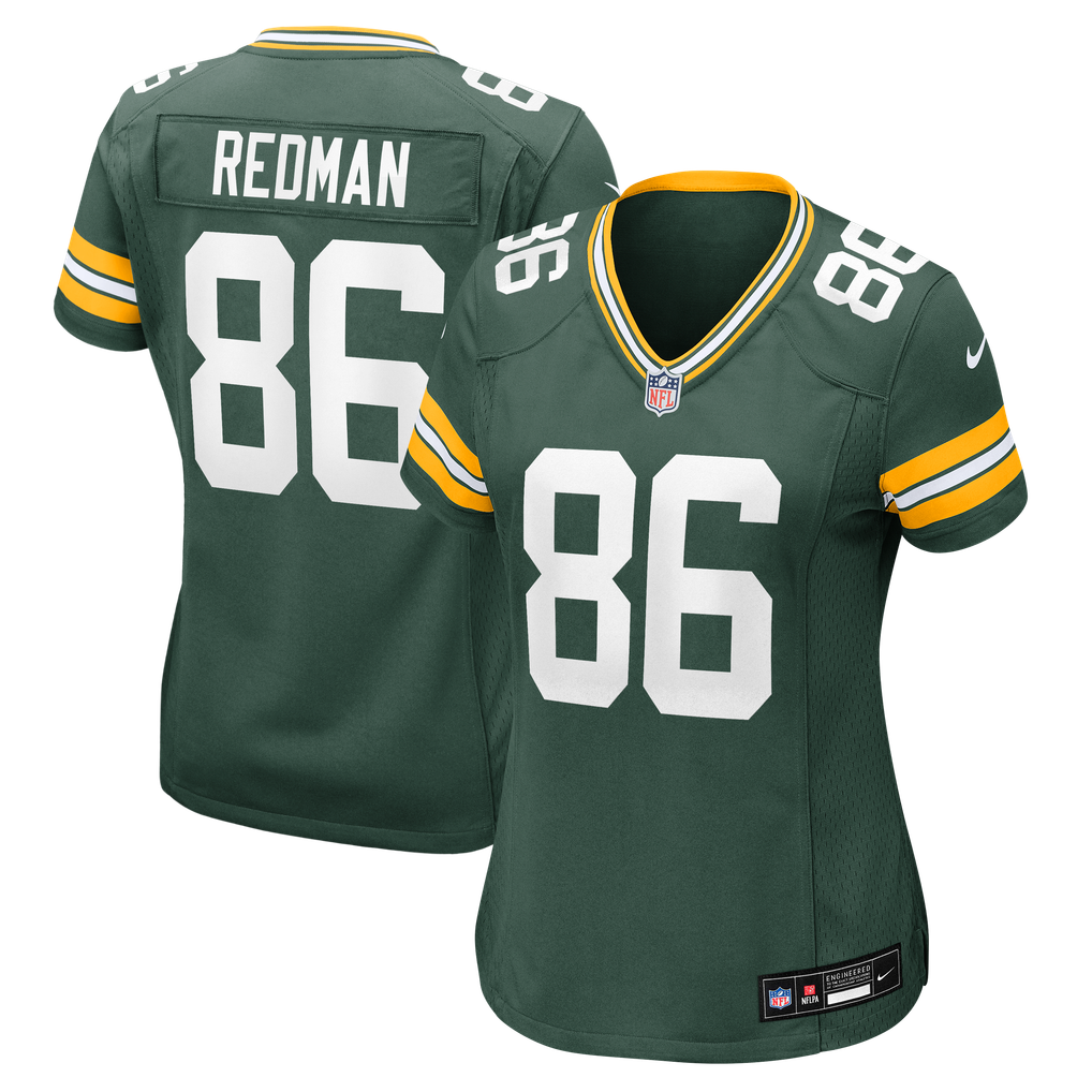 Women's Green Bay Packers Mark Redman Green Team Game Jersey