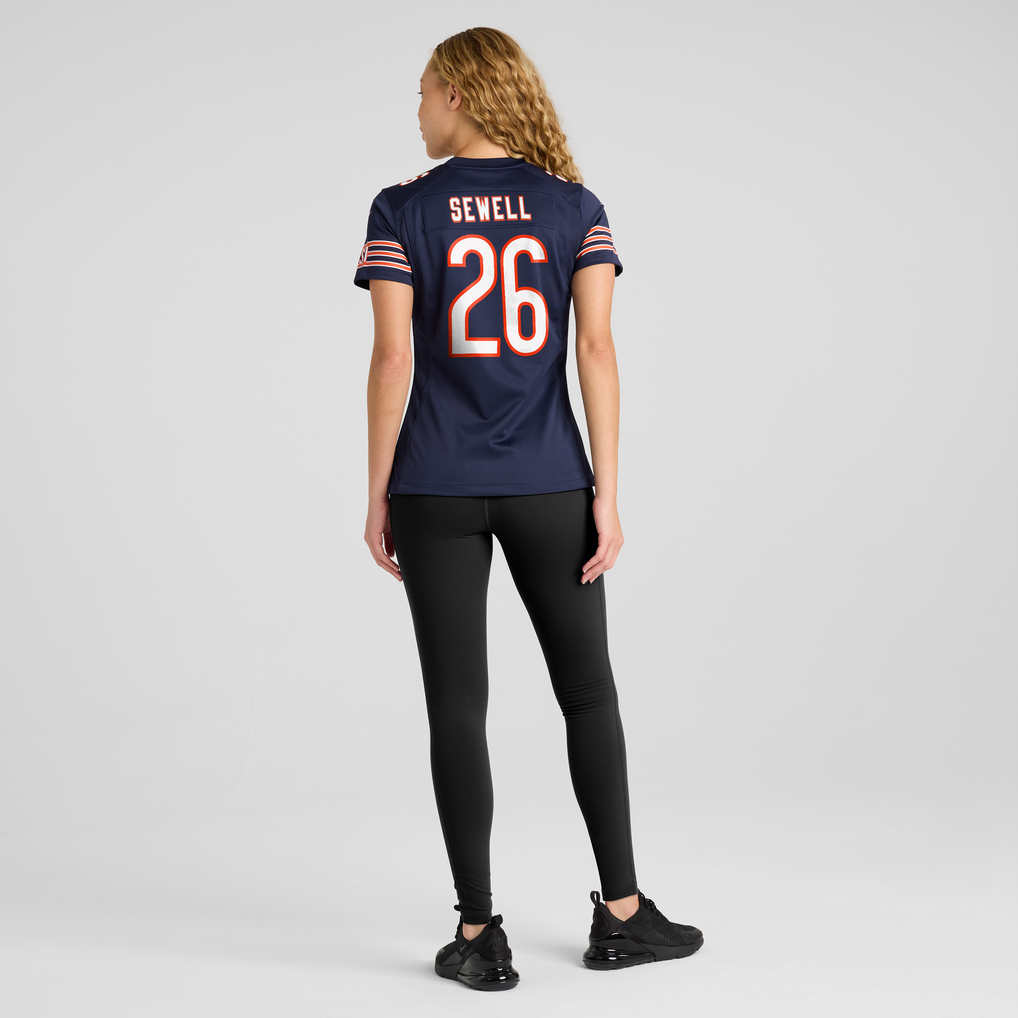 Women's Chicago Bears Marlen Sewell Navy Team Game Jersey
